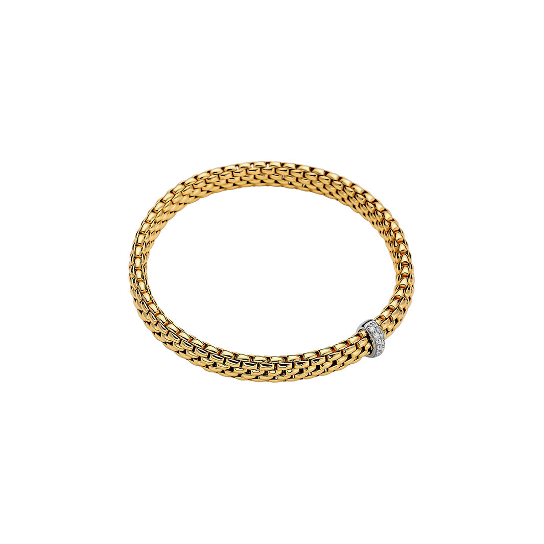 Fope Vendôme bracelet in 18k yellow gold and diamonds 56002BX_BB_G_XBX_00M