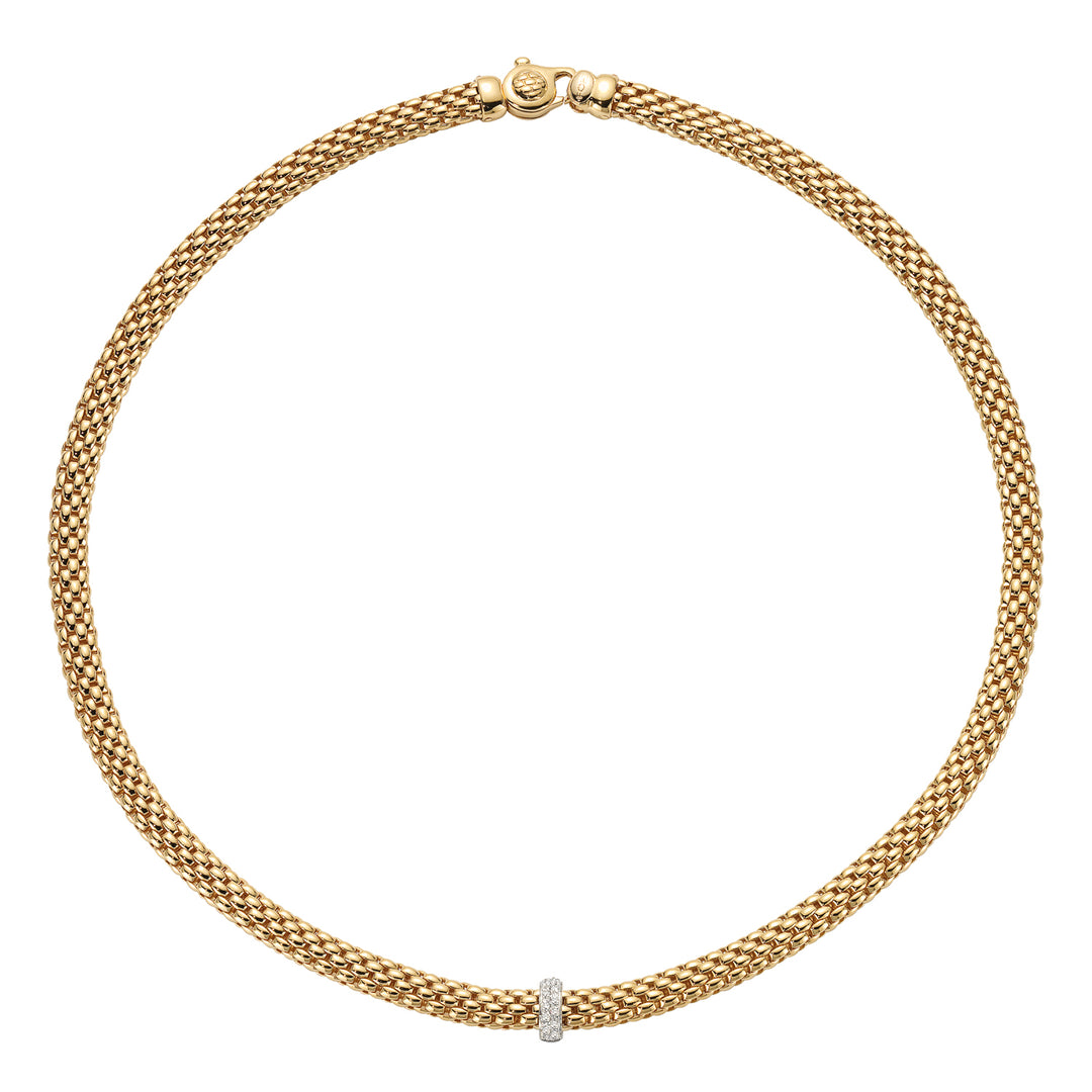 Fope Vendome necklace in 18k white gold and diamonds 56002CX_BB_G_XBX_043