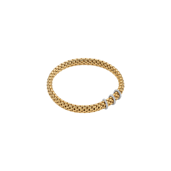 Fope Vendôme bracelet in 18k yellow gold and diamonds 59202BX_PB_G_XBX_00M