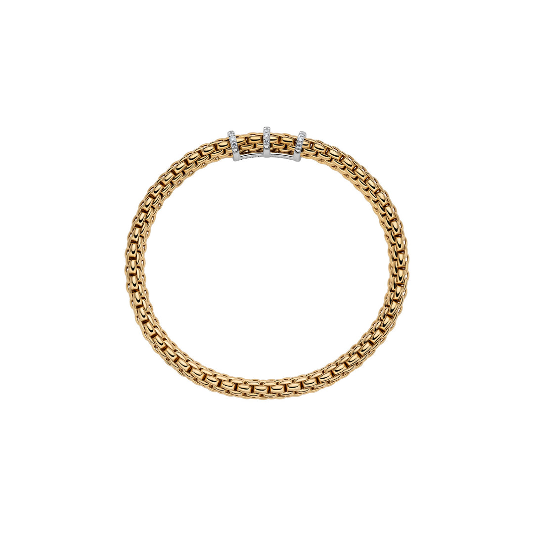 Fope Vendôme bracelet in 18k yellow gold and diamonds 59202BX_PB_G_XBX_00M