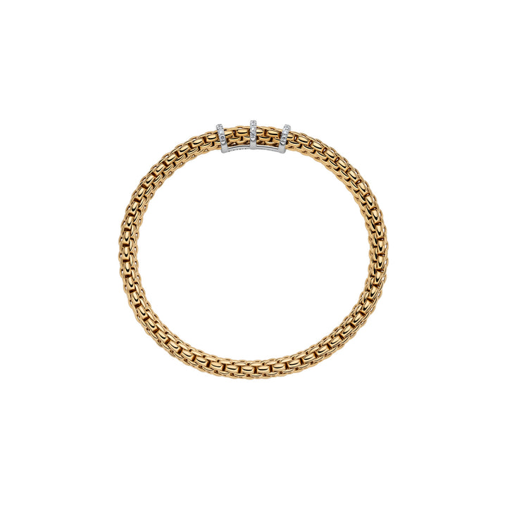 Fope Vendôme bracelet in 18k yellow gold and diamonds 59202BX_PB_G_XBX_00M