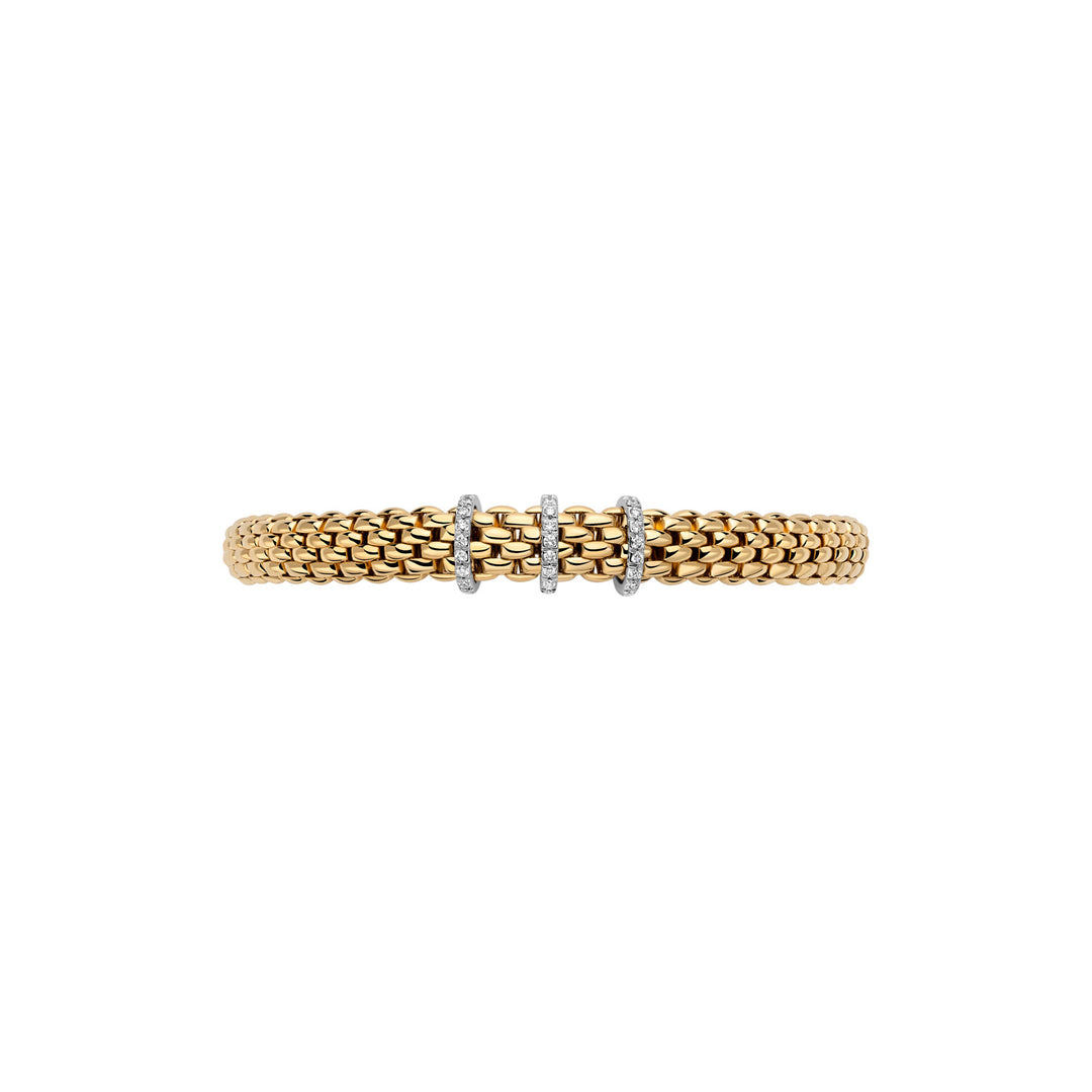 Fope Vendôme bracelet in 18k yellow gold and diamonds 59202BX_PB_G_XBX_00M