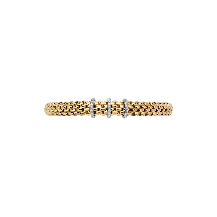 Fope Vendôme bracelet in 18k yellow gold and diamonds 59202BX_PB_G_XBX_00M