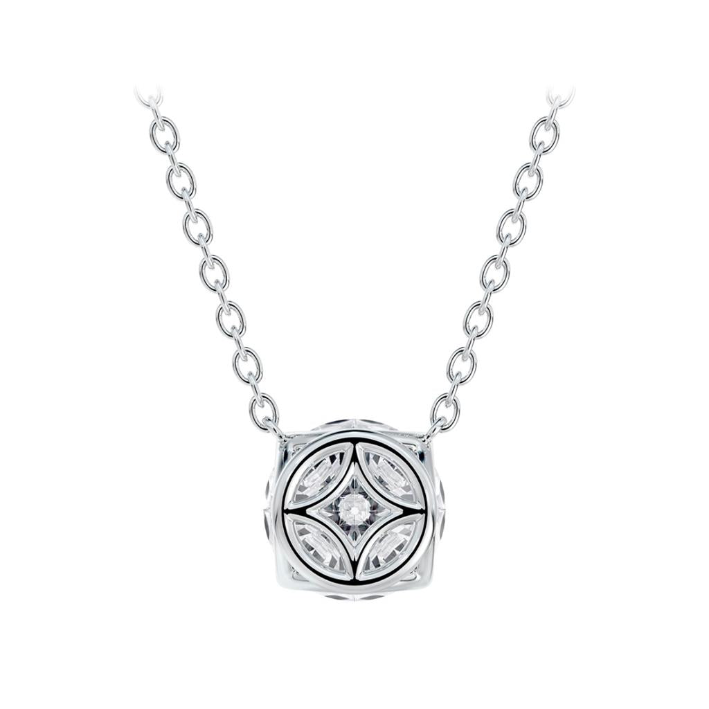 Forevermark necklace in 18k white gold