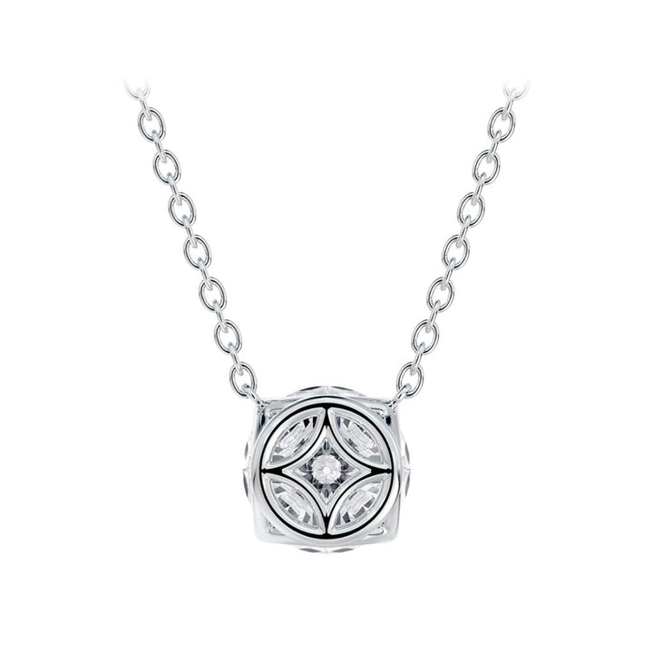 Forevermark necklace in 18k white gold