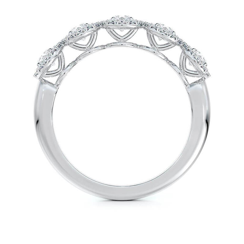 Bague anniversaire diamants