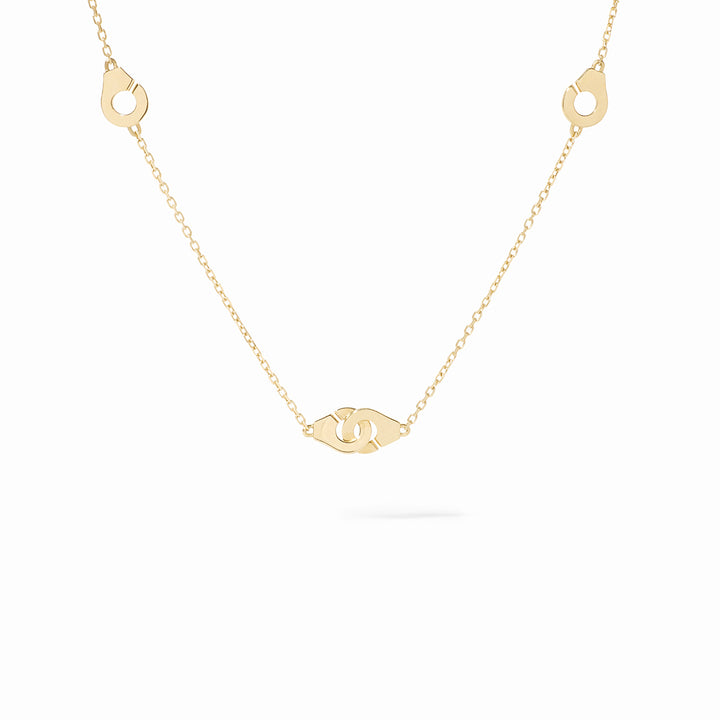 Collier dinh van Menottes multi-motifs