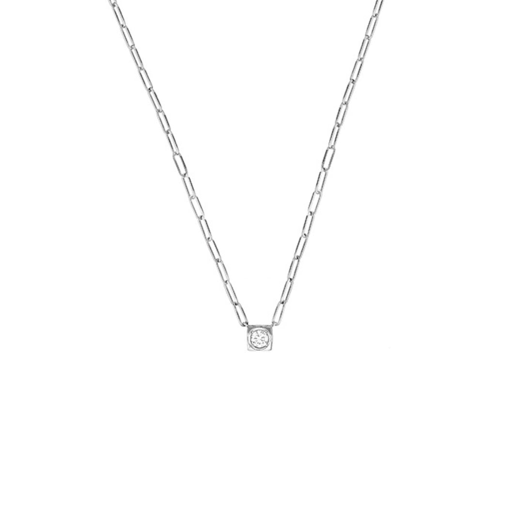 Collier dinh van Le Cube Diamant
