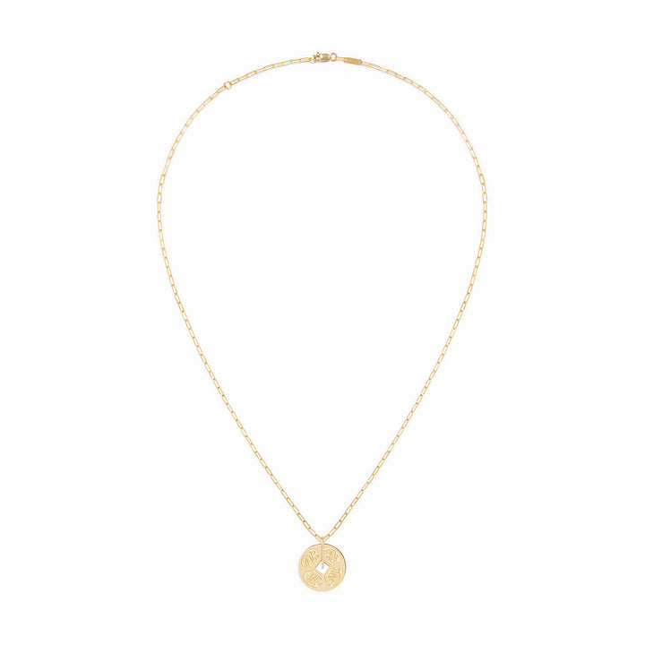 Collier dinh van Kamasutra petit modèle en or jaune 18k 613201