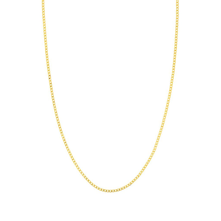 Chaîne en or jaune 18K style Gourmette 2.3 mm