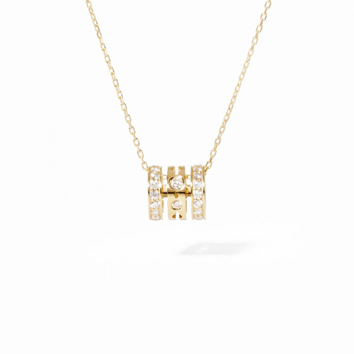 Collier dinh van Pulse pavé 3 rangs