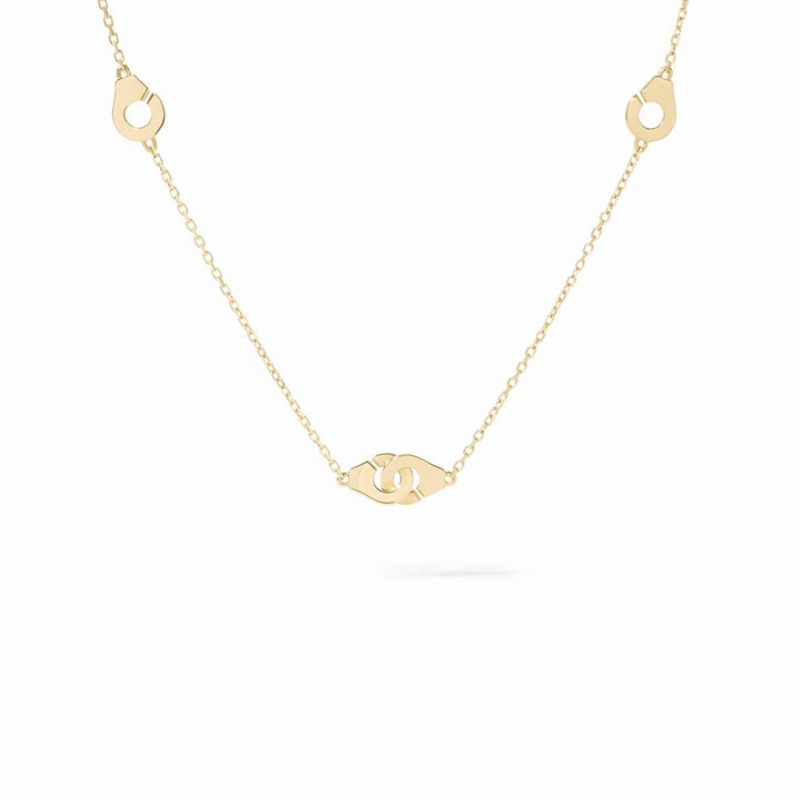 Collier dinh van Menottes multi-motifs