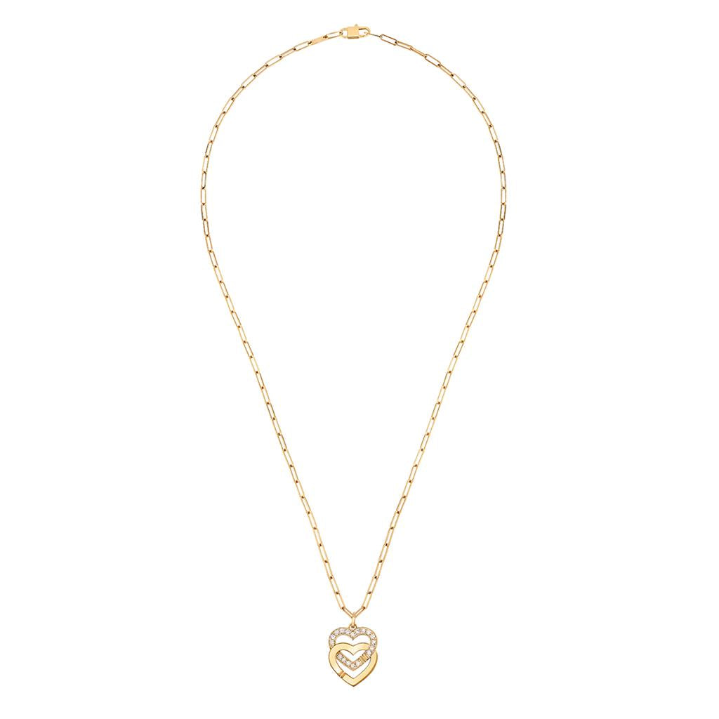 dinh van Double Hearts Necklace