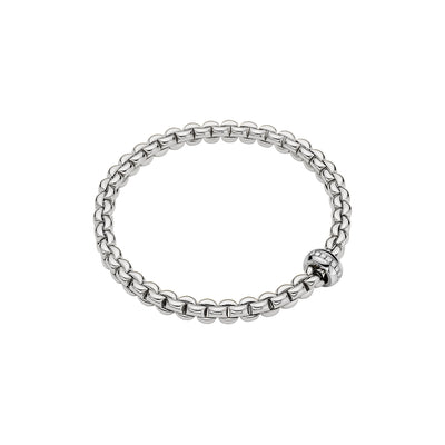 Bracelet FOPE Eka Flex’it en or blanc 18k taille M avec diamants 72110BX_BB_B_XBX_00M