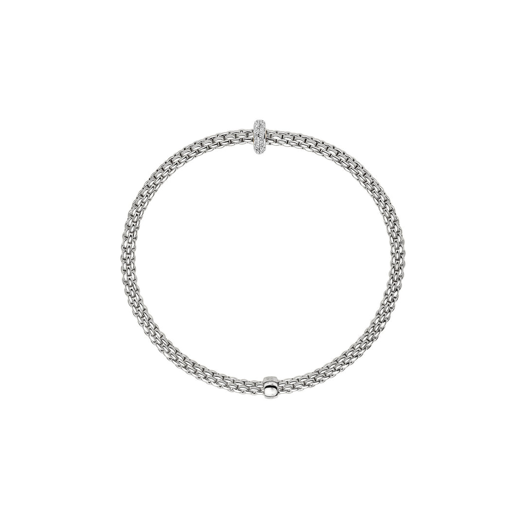 FOPE Prima bracelet in 18k white gold and diamonds 74508BX_BB_B_XBX_00M