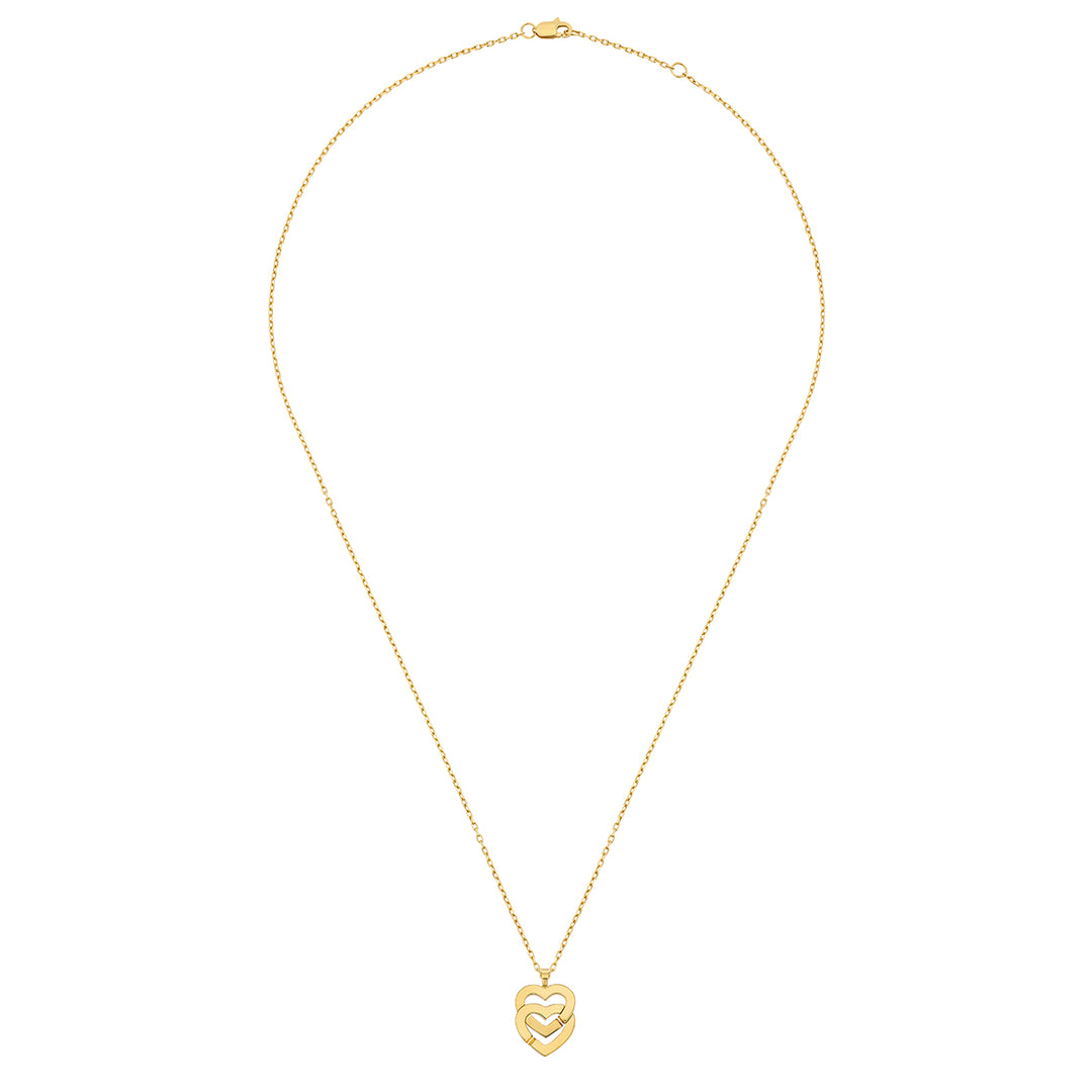 dinh van Double Hearts Necklace small model