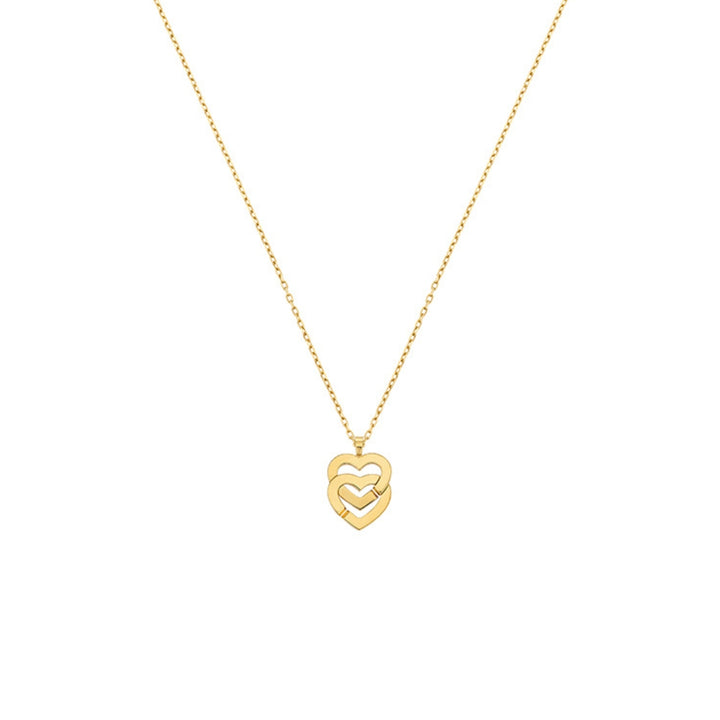 dinh van Double Hearts Necklace small model