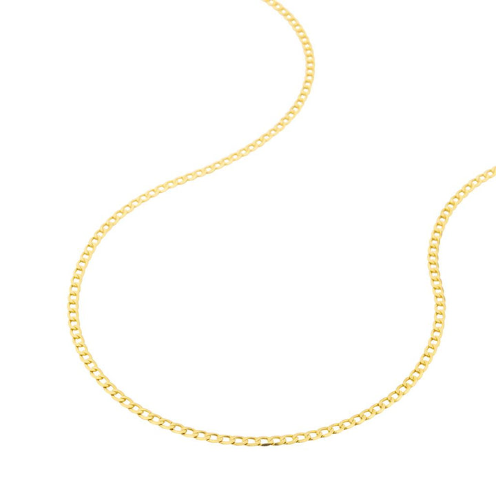 Chaîne en or jaune 18K style Gourmette 2.3 mm