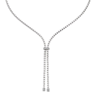 Collier FOPE Eka en or blanc 18K avec diamants 75501CX_BB_B_XBX_043