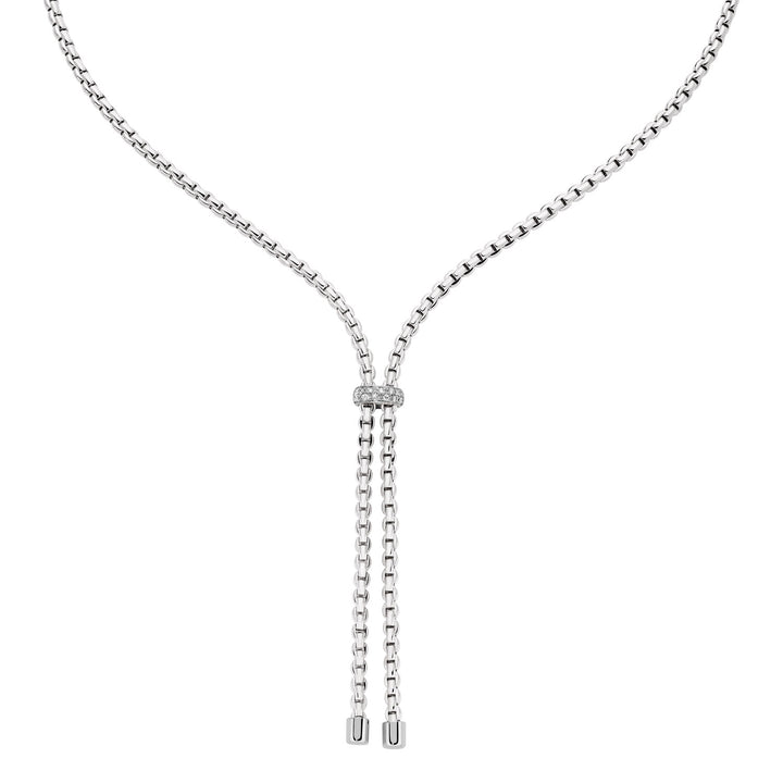 Collier FOPE Eka en or blanc 18K avec diamants 75501CX_BB_B_XBX_043