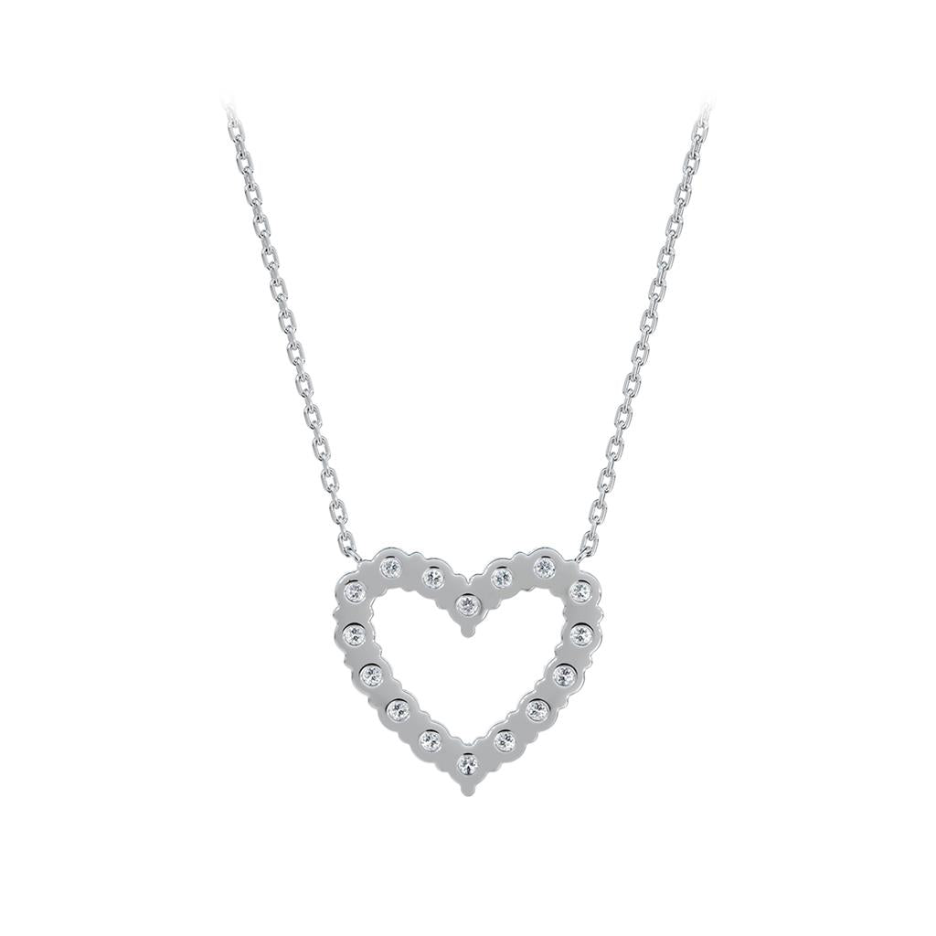 Collier Forevermark with heart