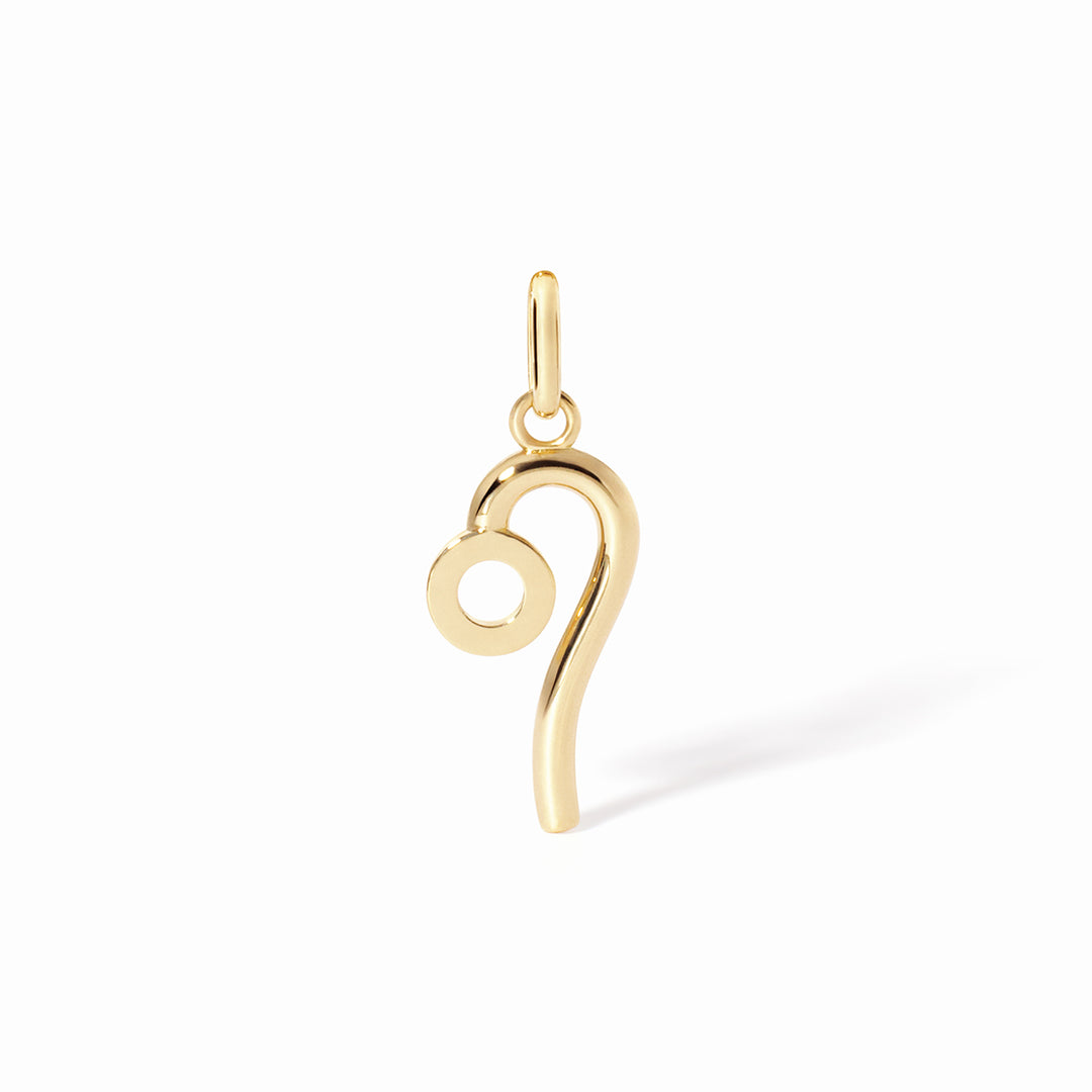 Pendentif dinh van Les Signes Lion petit modèle en or jaune 18k 789051