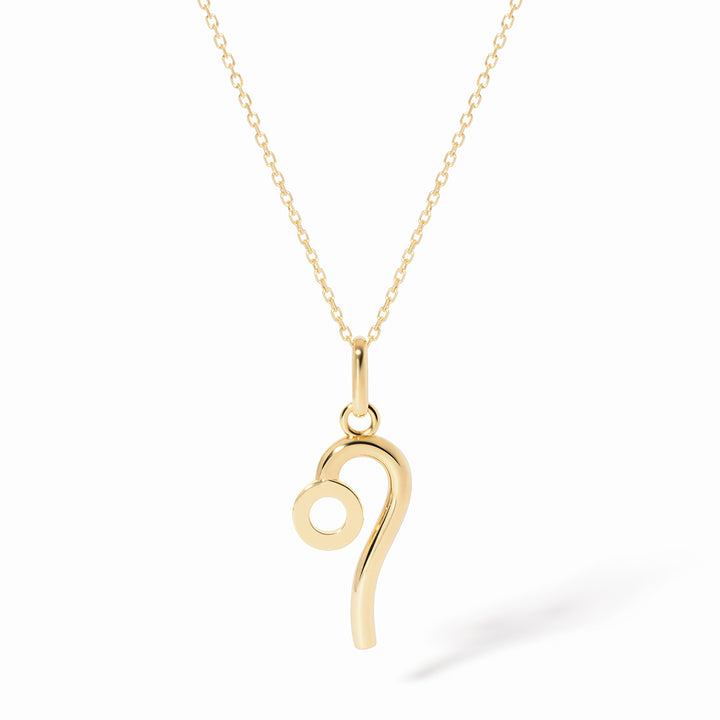 Pendentif dinh van Les Signes Lion petit modèle en or jaune 18k 789051