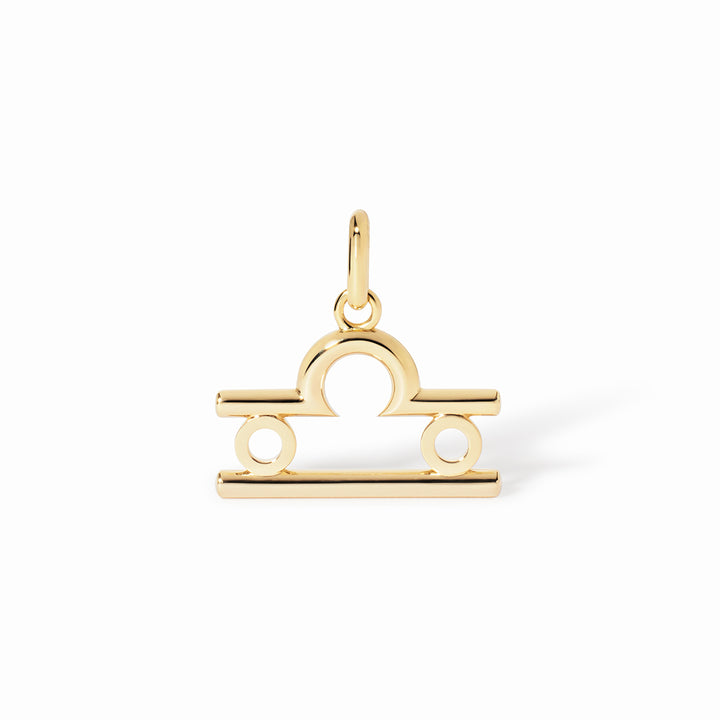 Pendentif dinh van Les Signes Balance petit modèle en or jaune 18k 789071
