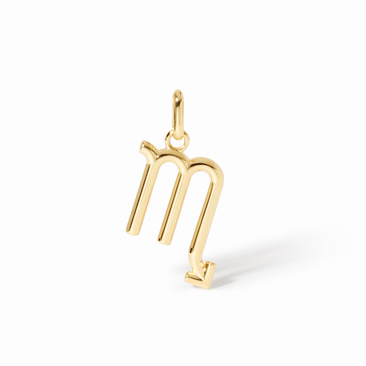 Pendentif dinh van Les Signes Scorpion petit modèle en or jaune 18k 789081
