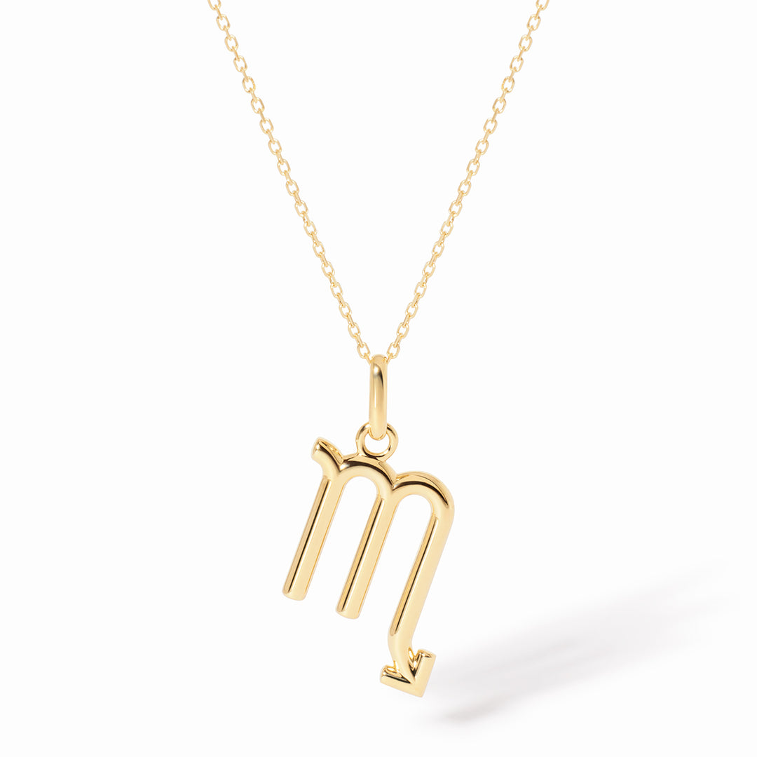 Pendentif dinh van Les Signes Scorpion petit modèle en or jaune 18k 789081