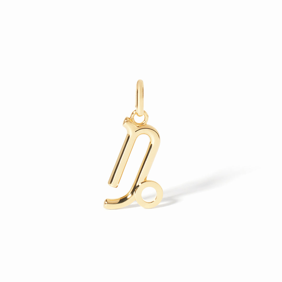 Pendentif dinh van Les Signes Capricorne petit modèle en or jaune 18k 789101