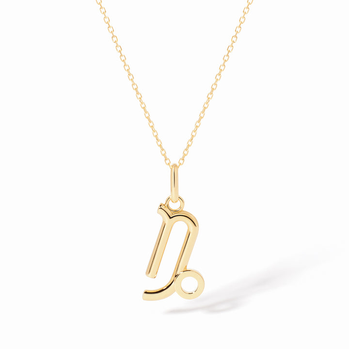 Pendentif dinh van Les Signes Capricorne petit modèle en or jaune 18k 789101
