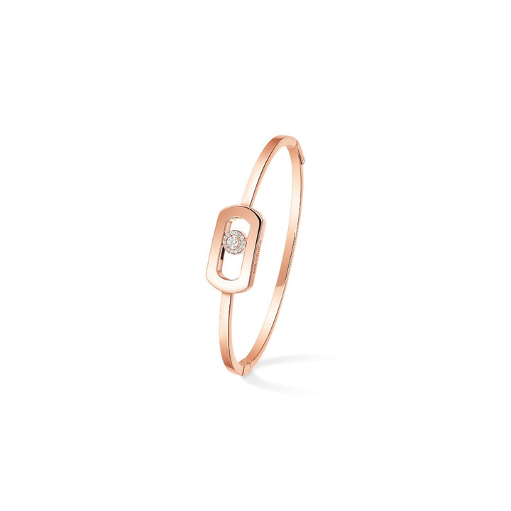 Bracelet Messika Jonc So Move en or rose 18k et diamants 13757-PG