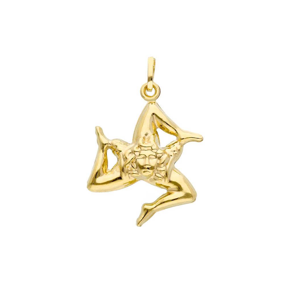 Pendentif en or jaune 18K style Fantaisie