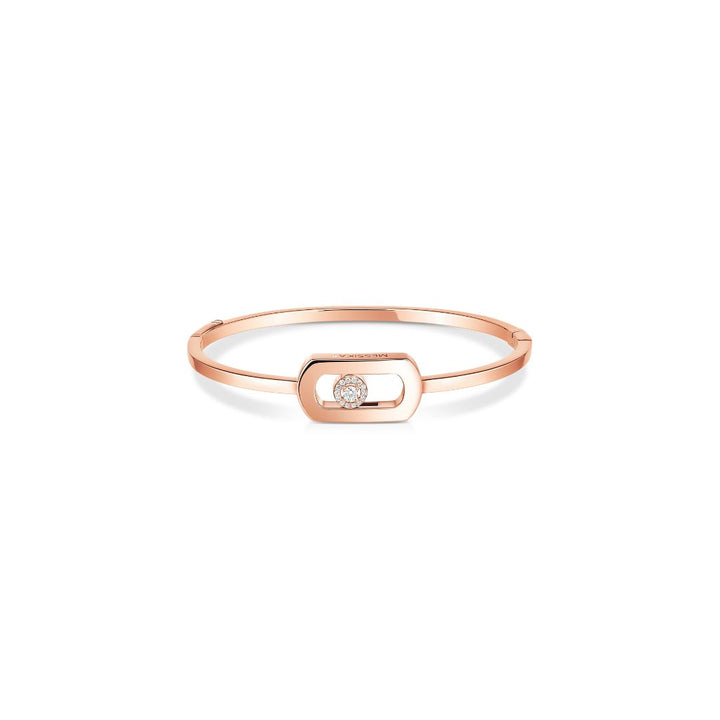 Bracelet Messika Jonc So Move en or rose 18k et diamants 13757-PG