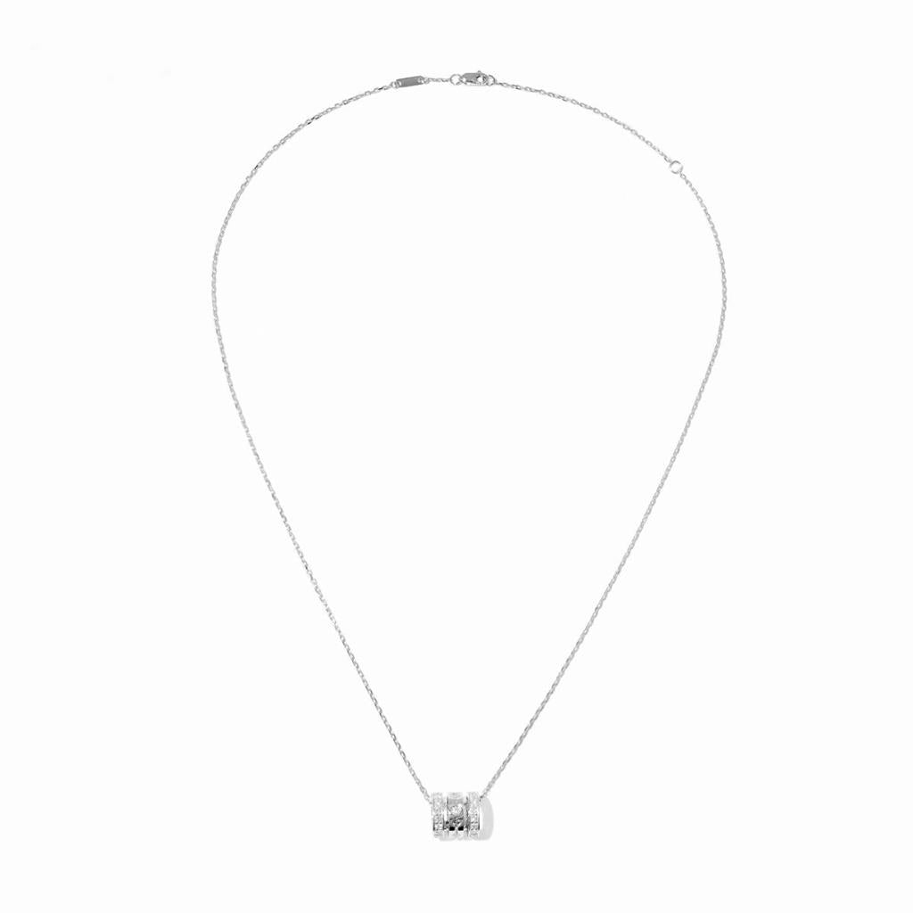 Dinh Van Pulse Necklace Pavé 3 Rows