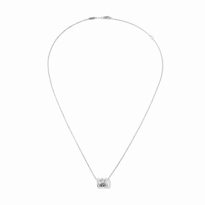 Dinh Van Pulse Necklace Pavé 3 Rows