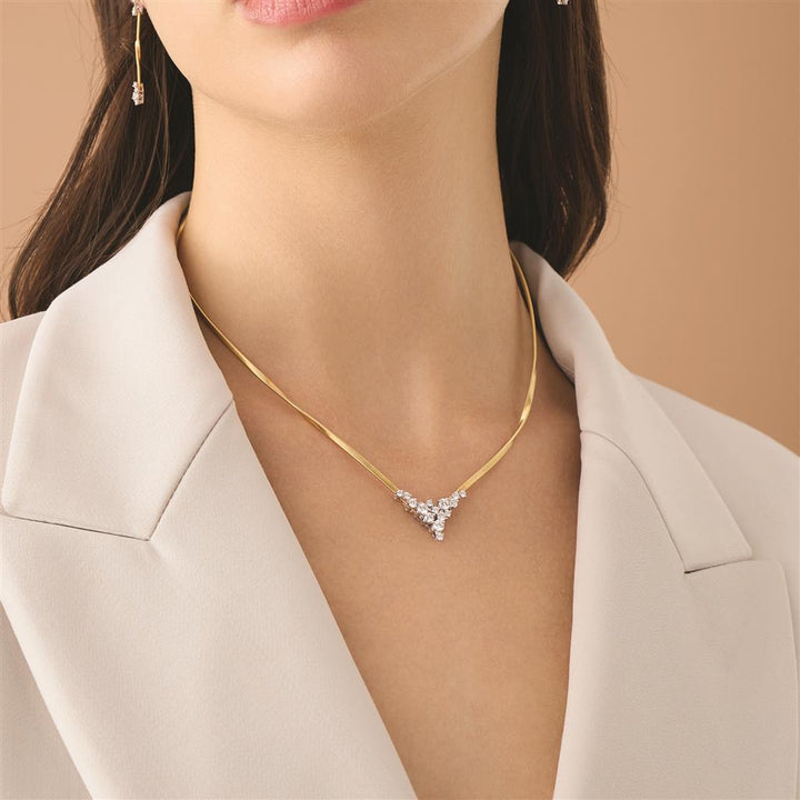 Marco Bicego Marrakech Necklace in 18k Yellow Gold with Diamonds CG862_B_YW_M5