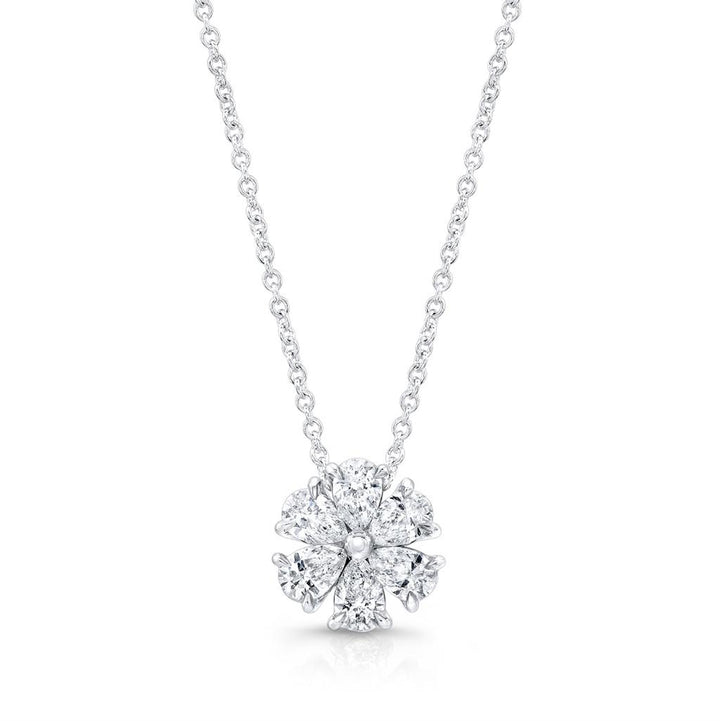 18k white gold necklace