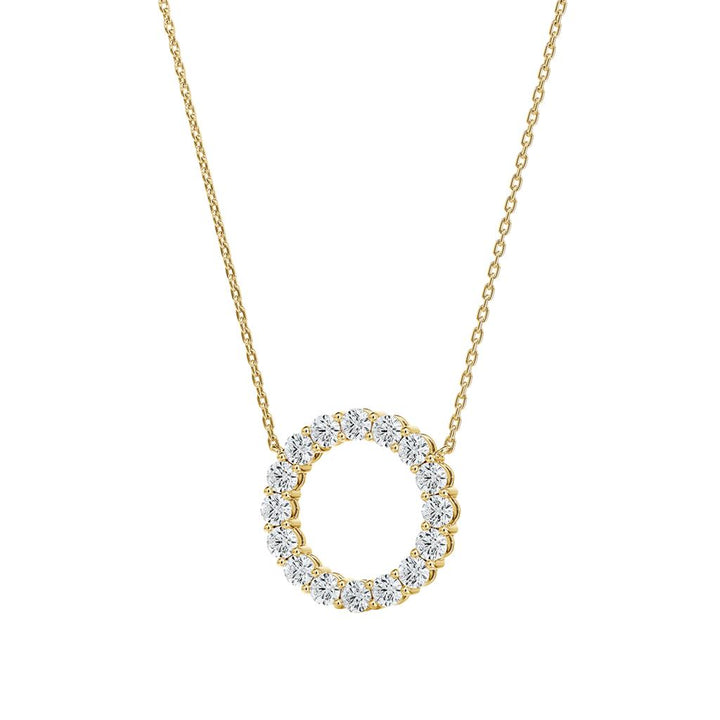 Forevermark necklace in 18k yellow gold