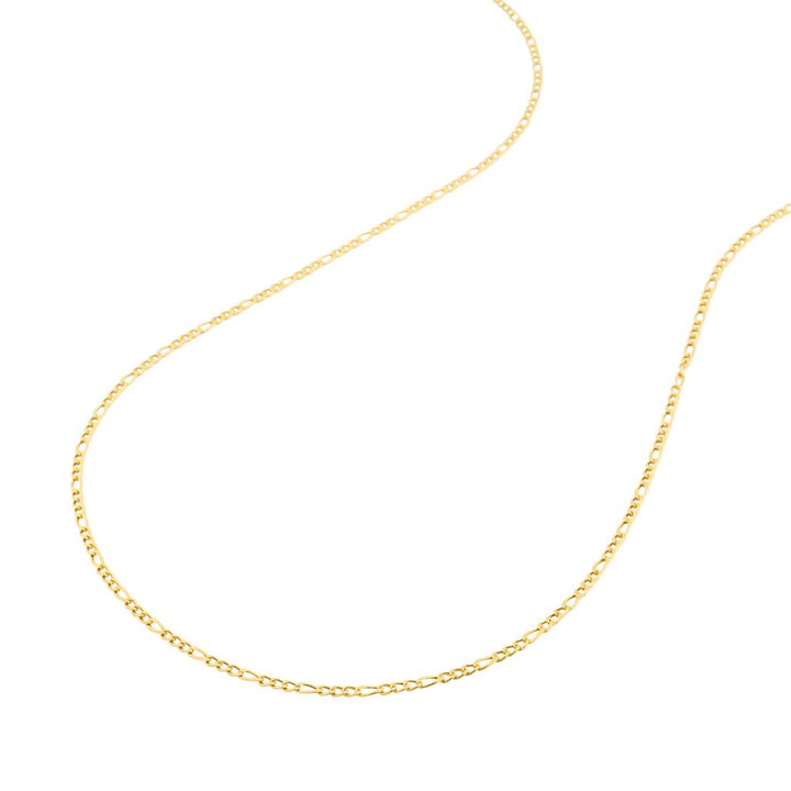 Chaîne en or jaune 18K style Figaro 1.5 mm