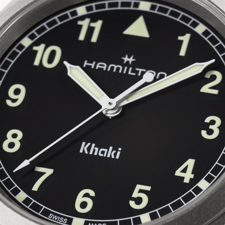 Montre Hamilton Khaki Field Quartz en acier inoxydable 38 mm H69401130