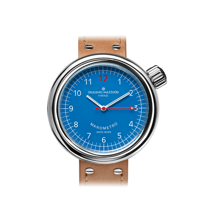 Montre Giuliano Mazzuoli Manometro Blue