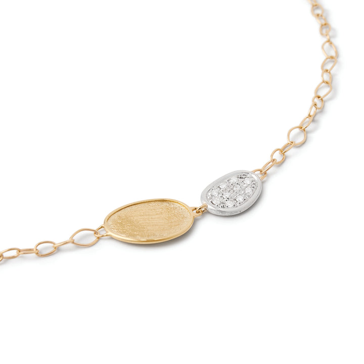 Bracelet Marco Bicego Lunaria en or jaune 18k diamants BB2591_B_YW_Q6