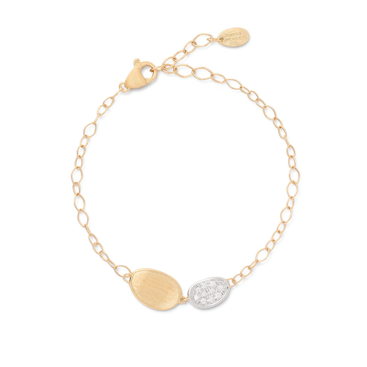 Bracelet Marco Bicego Lunaria en or jaune 18k diamants BB2591_B_YW_Q6