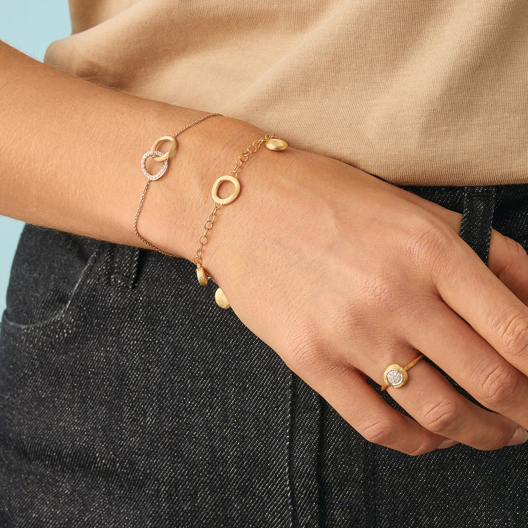 Bracelet Marco Bicego Jaipur en or jaune 18k diamants BB1803_B_YW_Q6