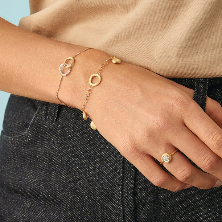 Bracelet Marco Bicego Jaipur en or jaune 18k diamants BB1803_B_YW_Q6