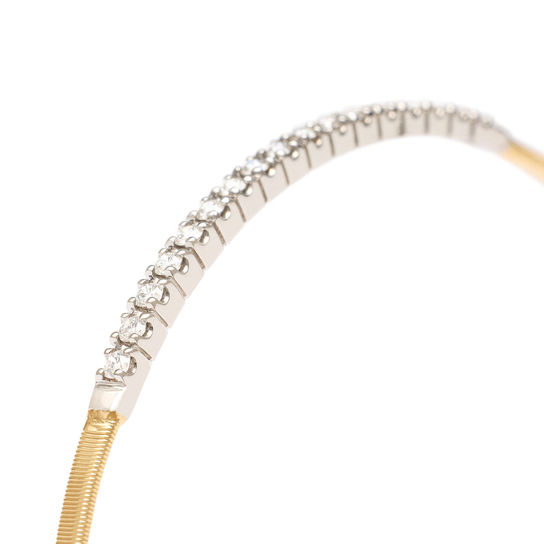 Bracelet Marco Bicego Masai en or jaune 18k diamants SG730_B5_YW_M5