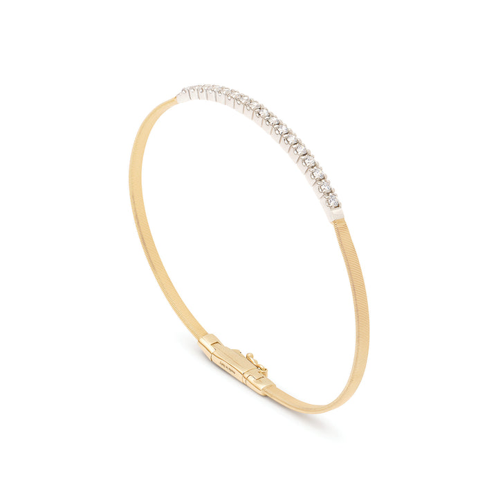 Bracelet Marco Bicego Masai en or jaune 18k diamants SG730_B5_YW_M5