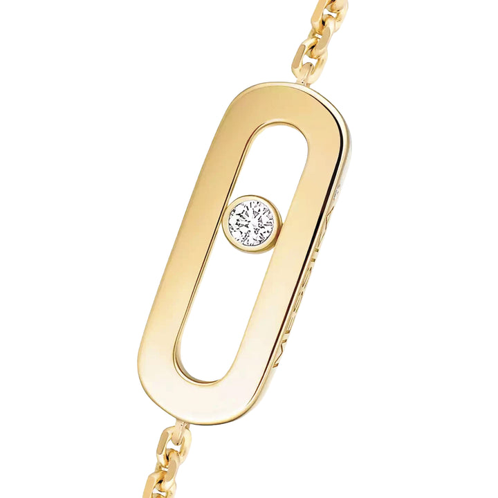 Bracelet Messika Move Uno en or jaune 18k et diamant 14644-YG